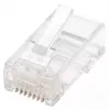 Intellinet 502375 Conector de cable RJ-45 transparente