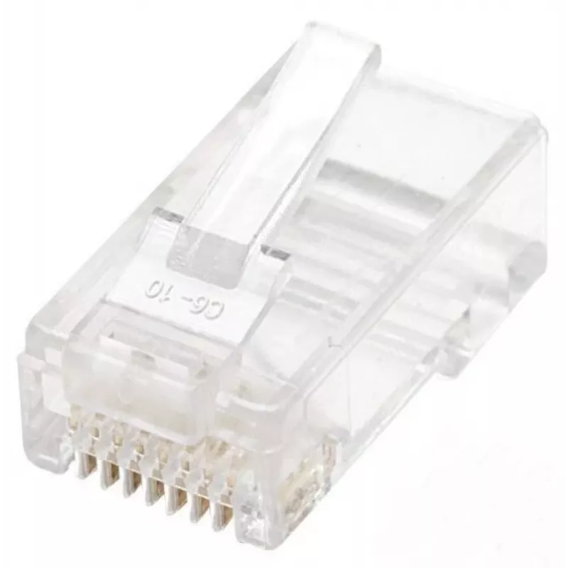 Intellinet 502375 Conector de cable RJ-45 transparente
