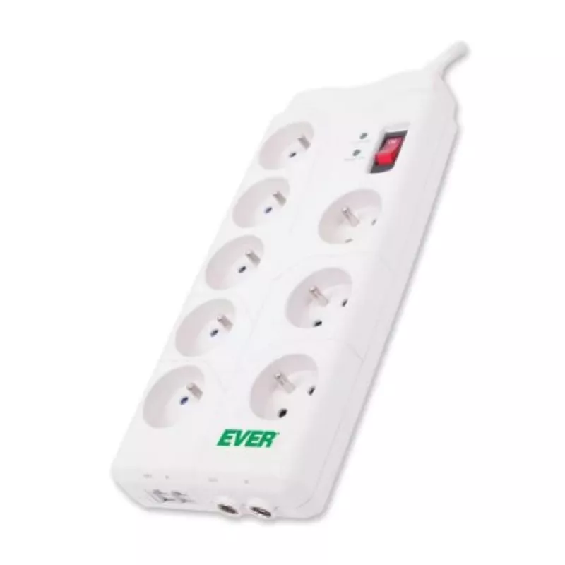 Protección contra sobretensiones Home 2m 8 tomas