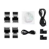 Sistema de alimentación ininterrumpida Green Cell UPS13 — SAI online de doble conversión, 1000 VA / 900 W, onda senoidal pura, 6 salidas AC, LCD, 2 baterías de 12V 9Ah