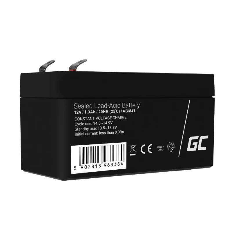Batería AGM VRLA 12V 1,3Ah sin mantenimiento
