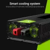 Inversor Green Cell INV10 2000 W, 12 V DC a 230 V AC, salida Type-C, 50 Hz, negro