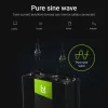 Inversor para coche Green Cell INV21 6000 W, 24V DC-AC, salida 230V, 2x USB PD, refrigeración activa, conectores DC desmontables, negro