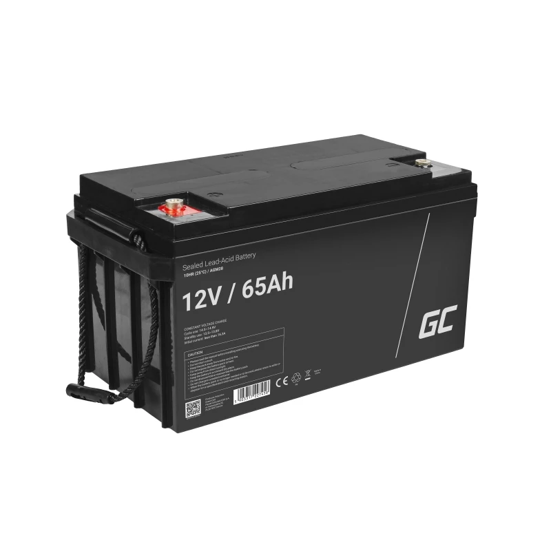 Batería Green Cell AGM28 industrial recargable de plomo-ácido (VRLA) 12 V 65000 mAh, 1 unidad, 20 kg