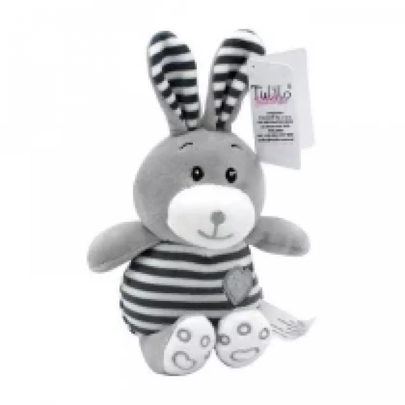 Peluche TULILO Striped Cuddles conejo 26 cm juguete de peluche conejo