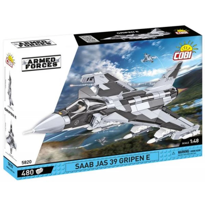 Bricks Armed Forces SAAB Jas 39 Gripen E 480 piezas