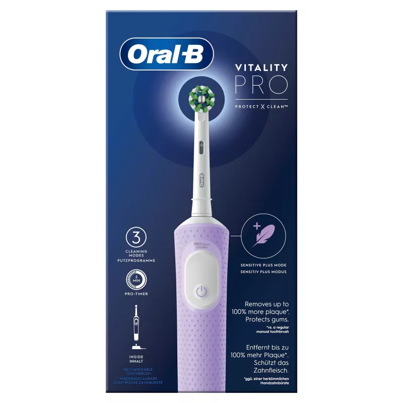 Oral-B Vitality Pro Cepillo de dientes eléctrico Lila 1 cepillo