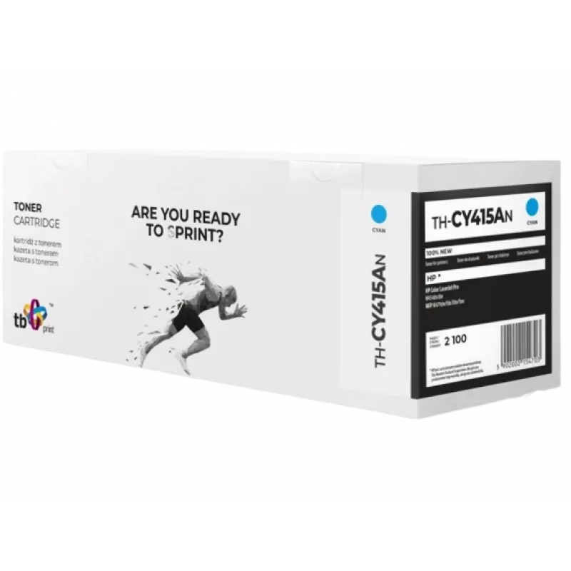 Tóner para HP Color LJ Pro W2031A TH-CY415AN 100% nuevo cian
