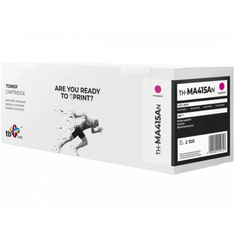 Tóner para HP Color LJ Pro W2033A TH-MA415AN 100% nuevo magenta