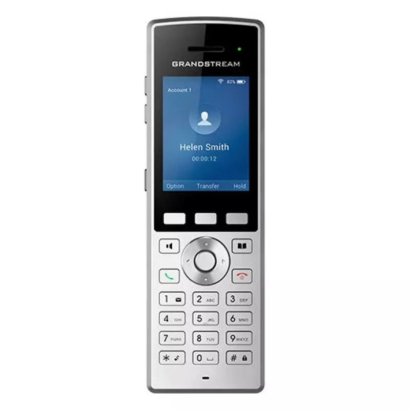 Grandstream Networks WP822 Teléfono IP Negro, Plata 2 líneas LCD Wi-Fi