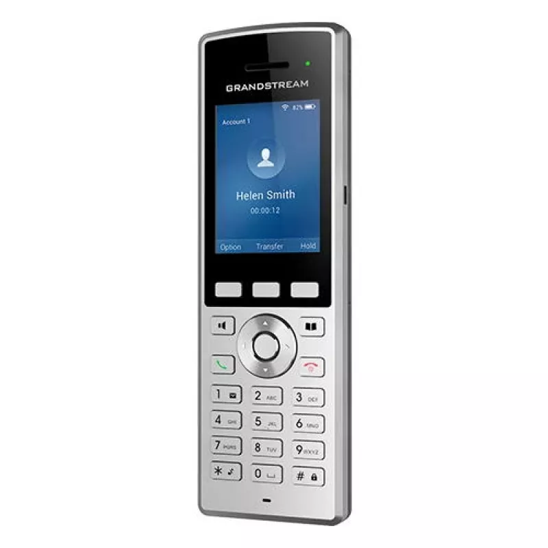 Grandstream Networks WP822 Teléfono IP Negro, Plata 2 líneas LCD Wi-Fi