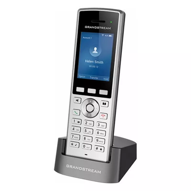Grandstream Networks WP822 Teléfono IP Negro, Plata 2 líneas LCD Wi-Fi