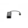 Natec Cricket NNC-1925 adaptador Ethernet de USB-C 3.1 Gen 1 a RJ45, 1000 Mbit/s, cable de 15 cm, aluminio, gris