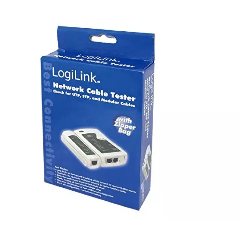 Comprobador de cables, LogiLink WZ0010, probador de cables de red