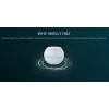 Shelly H&T, sensor de humedad y temperatura inalámbrico, compacto, WiFi, higrómetro, domótica, app iOS Android – negro