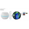 Shelly H&T, sensor de humedad y temperatura inalámbrico, compacto, WiFi, higrómetro, domótica, app iOS Android – negro
