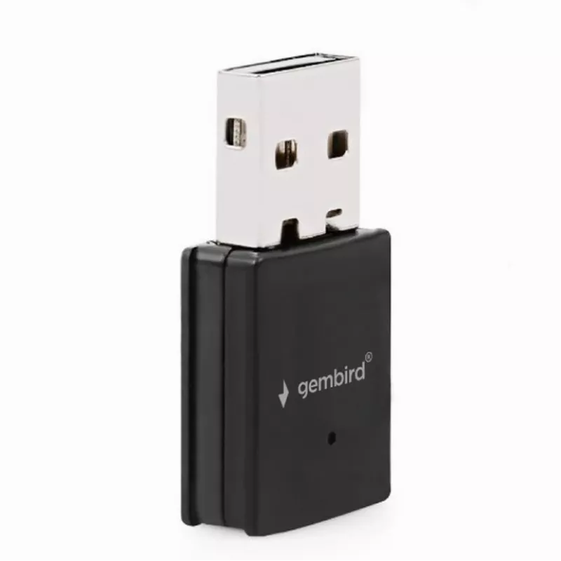 Adaptador USB 2.0 WLAN Gembird WNP-UA300-01 — RTL8192EU, 2,4 GHz, 802.11b/g/n, 300 Mbit/s