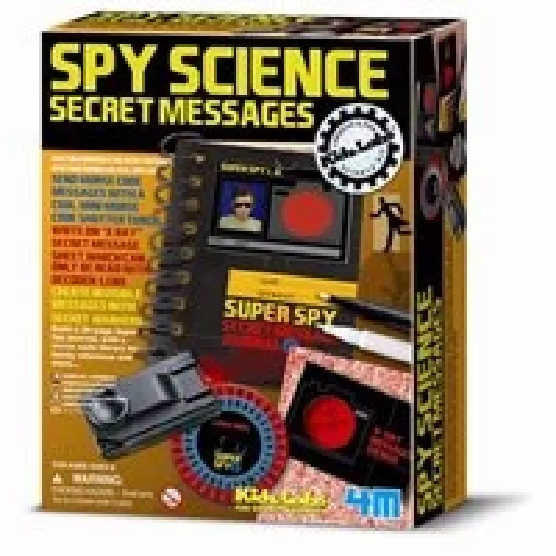 Kit 4m Spy Science Secret Messages 3295 – set con experimentos sobre mensajes secretos para niños a partir de 8 años