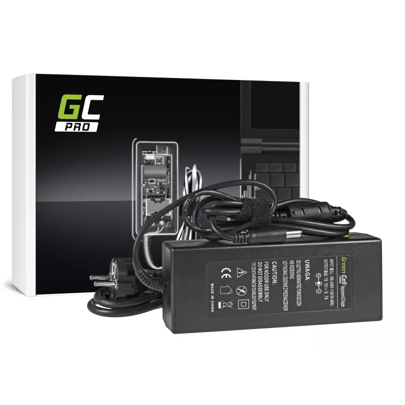 Fuente de alimentación Green Cell AD35P 130 W AC/DC 19,5 V 6,7 A para portátiles, para interiores, negro