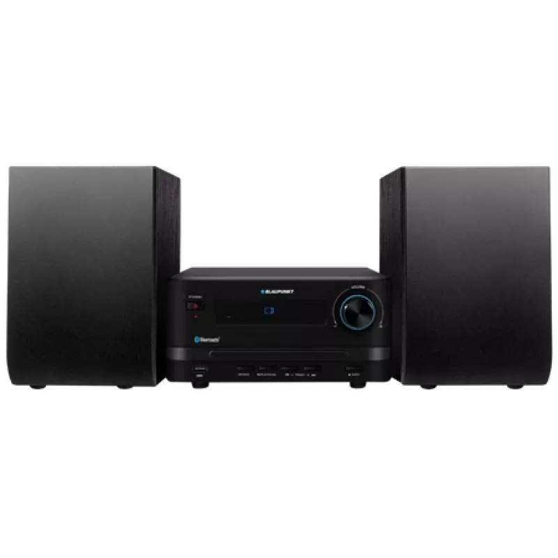Microcadena de audio BLAUPUNKT MS14BT — reproductor CD/MP3, Bluetooth, USB, FM RDS, 15 W RMS, negro