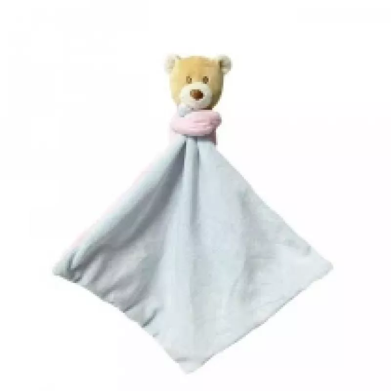 Peluche TULILO oso de peluche Milus 25 cm – juguete de peluche para bebés, rosa y azul
