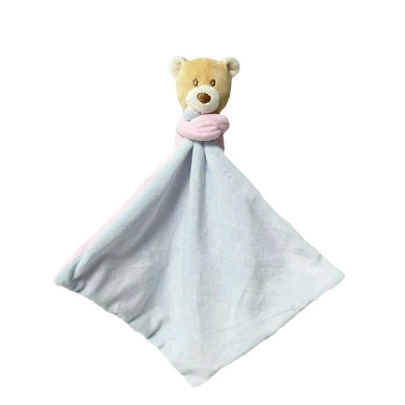 Peluche TULILO oso de peluche Milus 25 cm – juguete de peluche para bebés, rosa y azul