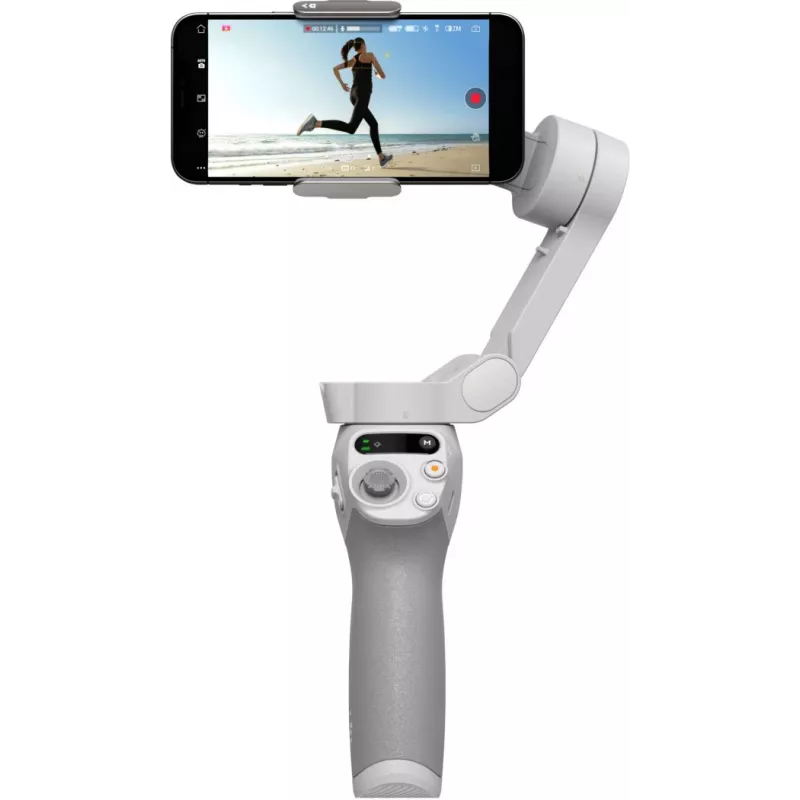 Estabilizador DJI OM SE gris Bluetooth incl. soporte para móvil, funda, carga máxima 290 g