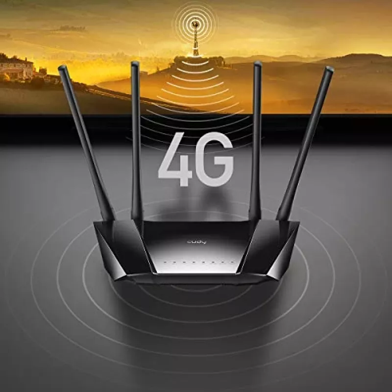 Router inalámbrico Cudy LT400 Fast Ethernet banda única (2.4 GHz) 4G negro