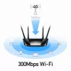 Router inalámbrico Cudy LT400 Fast Ethernet banda única (2.4 GHz) 4G negro