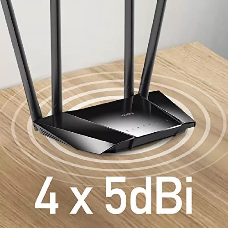 Router inalámbrico Cudy LT400 Fast Ethernet banda única (2.4 GHz) 4G negro