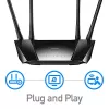 Router inalámbrico Cudy LT400 Fast Ethernet banda única (2.4 GHz) 4G negro