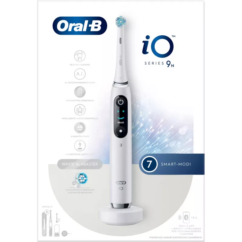Cepillo de dientes eléctrico Oral-B iO 9N para adultos blanco