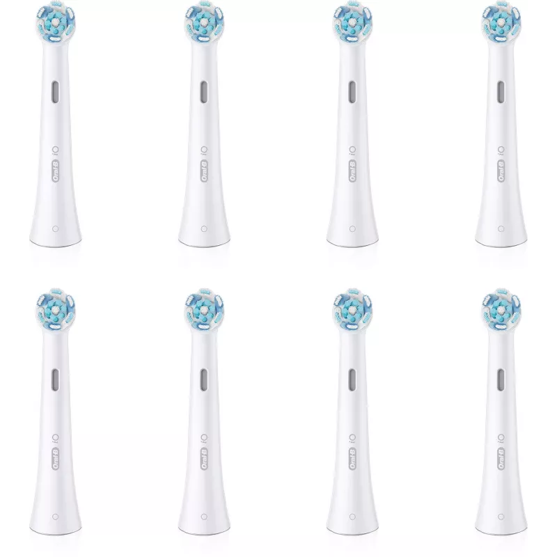 Cabezal de cepillo de dientes Oral-B iO Ultimate Clean, pack de 8 cabezales de recambio
