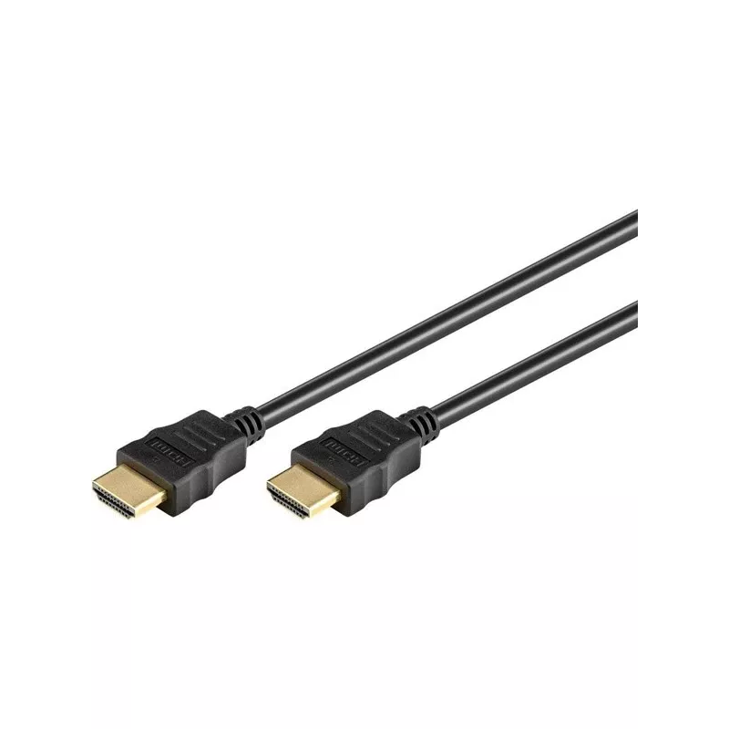 Cable HDMI Goobay Series 2.1 8K Ultra High-Speed con Ethernet, 5 m, Negro - Cable de alta velocidad para 8K@60 Hz (52766)