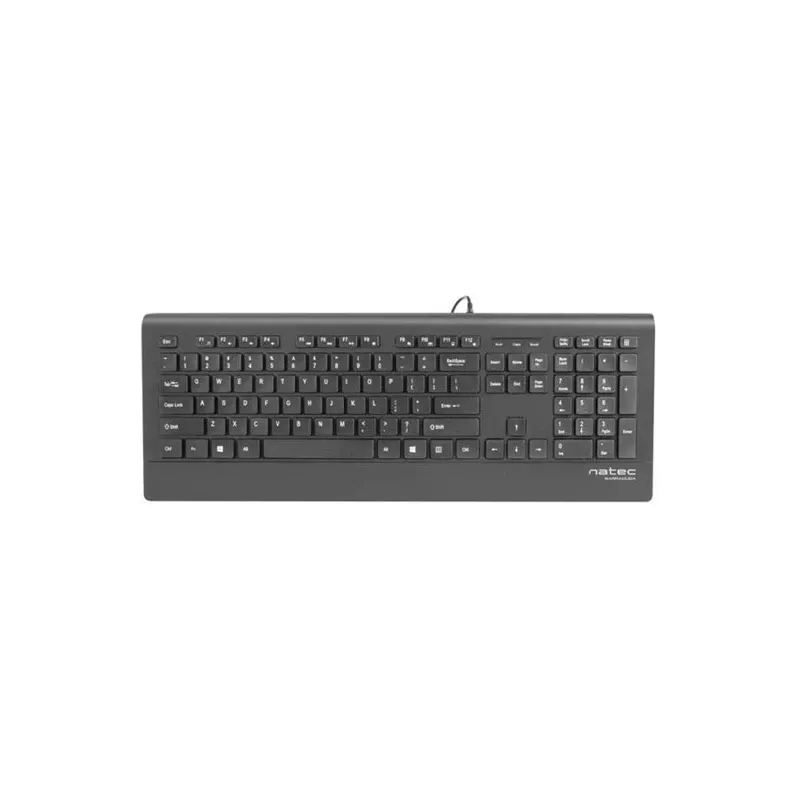 Natec Barracuda - teclado - US - negro - teclado - inglés US - negro