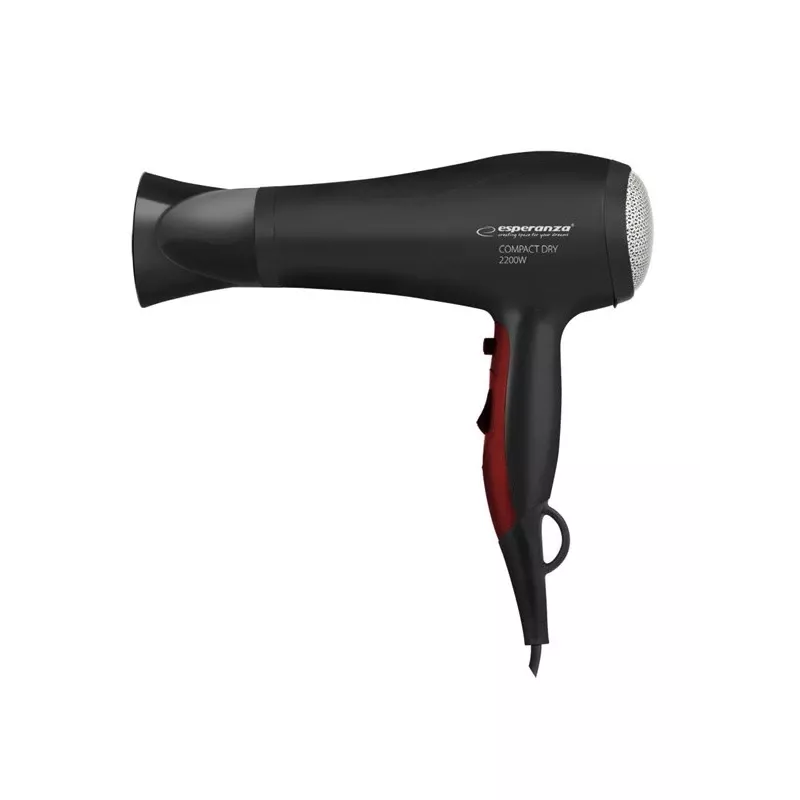 Esperanza Pamela EBH004K secador de pelo, 2200 W, negro