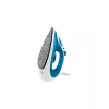 Plancha de vapor Esperanza EHI002 Slider, 2200 W, suela cerámica, vapor vertical, blanca/azul