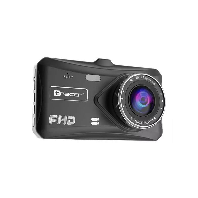 Dashcam TRACER 4TS Full HD Dual-Channel, cámara principal 2 MP, cámara interior 0,4 MP, ángulo 140°/60°, pantalla IPS 4