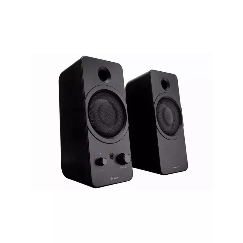 Altavoces de escritorio 2.0 TRACER Mark 12 W, alimentación USB, Bluetooth, 2 vías, 2 altavoces, negro