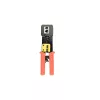 Herramienta de crimpado de cables Gembird T-WC-05, 195 mm de longitud, 53 mm de ancho, 0,36 kg, amarillo/rojo/negro