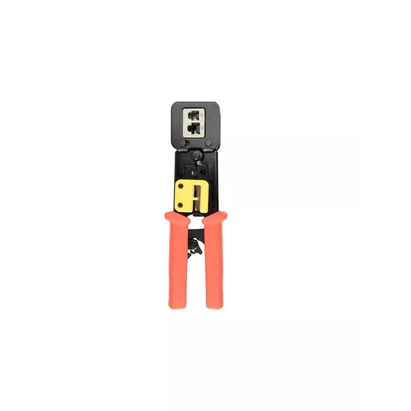 Herramienta de crimpado de cables Gembird T-WC-05, 195 mm de longitud, 53 mm de ancho, 0,36 kg, amarillo/rojo/negro
