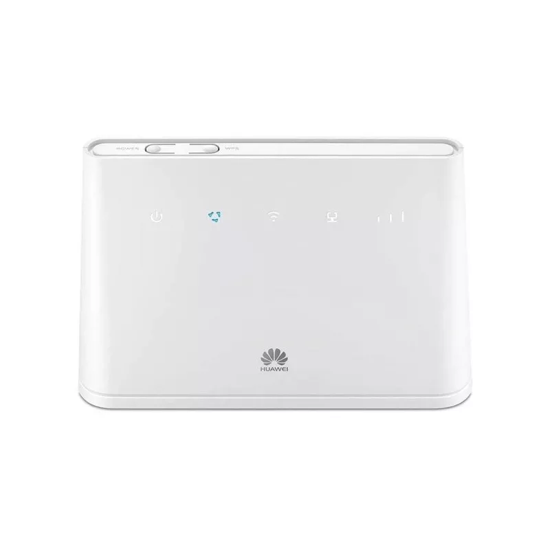 Huawei B311-221 router inalámbrico 4G LTE, LTE Cat.4 150/50 Mbps, Wi-Fi, 1x Gigabit Ethernet, 1x POTS, blanco