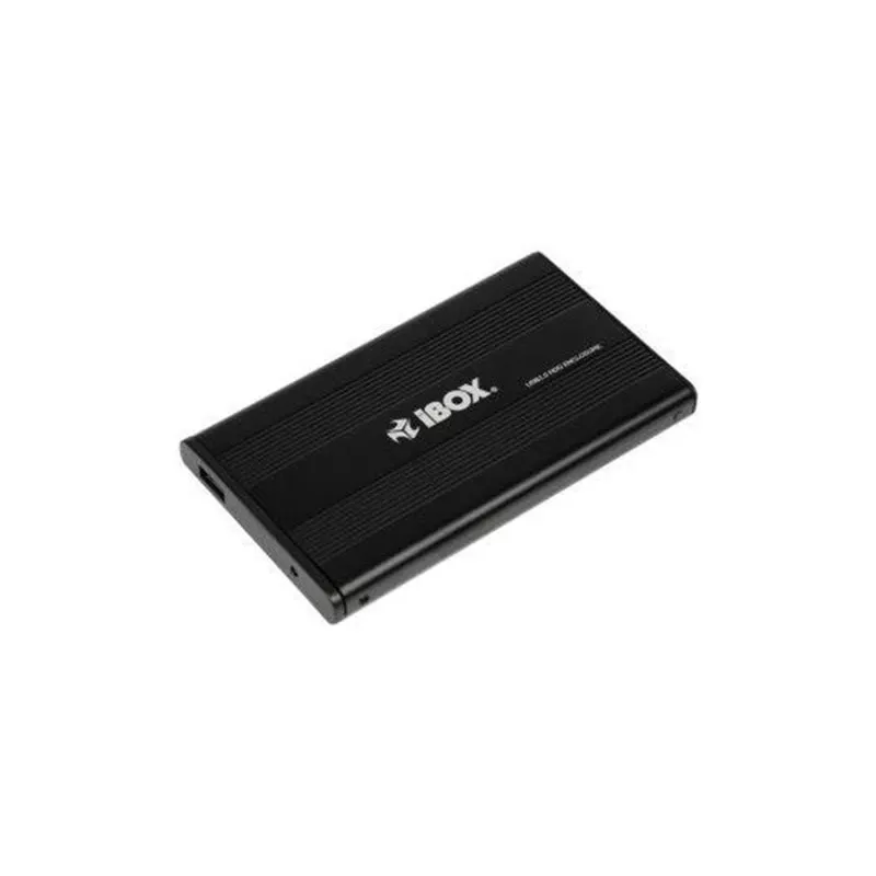 iBox HD-01 IEU2F01 carcasa externa para HDD de 2,5", SATA, USB 2.0, aluminio, negra