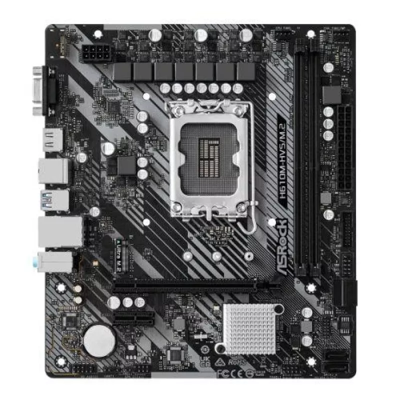 ASRock H610M-HVS/M.2 R2.0 DDR4 LGA1700 Placa base Micro-ATX