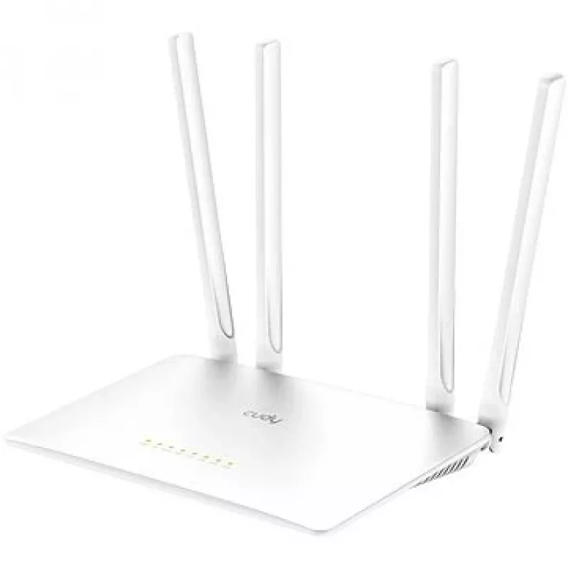 Router de sobremesa Cudy WR1200 doble banda Wi‑Fi 5 (802.11ac) 867 Mbit/s, 4x RJ‑45 LAN, blanco