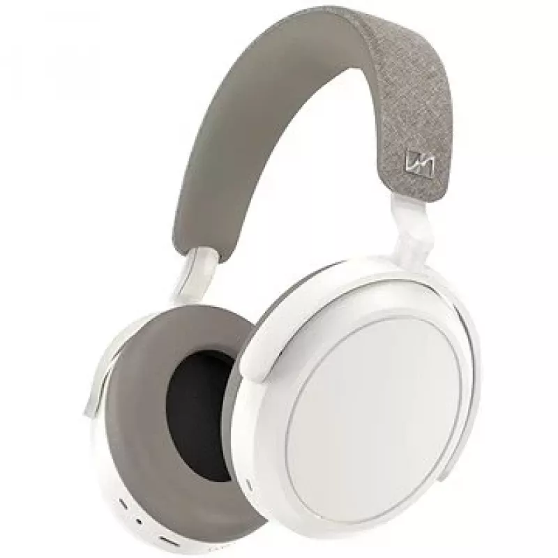 Sennheiser MOMENTUM 4 Wireless 509267 auriculares circumaurales, Bluetooth 5.2, ANC, 60 h, 2,5 mm, USB-C, blancos