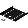 Marco de montaje para disco duro Goobay Wentronic de 2.5 a 3.5, Negro - apto para montar un disco duro de 2.5 en una bahía de 3.5 (93990)