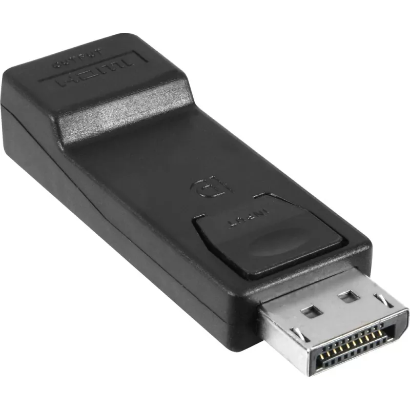 Wentronic Goobay adaptador DisplayPort a HDMI 1.1, conector hembra HDMI estándar (tipo A) - conector hembra HDMI estándar (tipo A) > conector macho DisplayPort (51719)