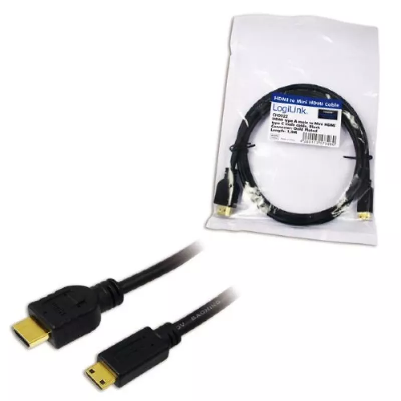 LogiLink CH0022 Cable HDMI 1,5 m HDMI Type-A (estándar) HDMI Type-C (M
