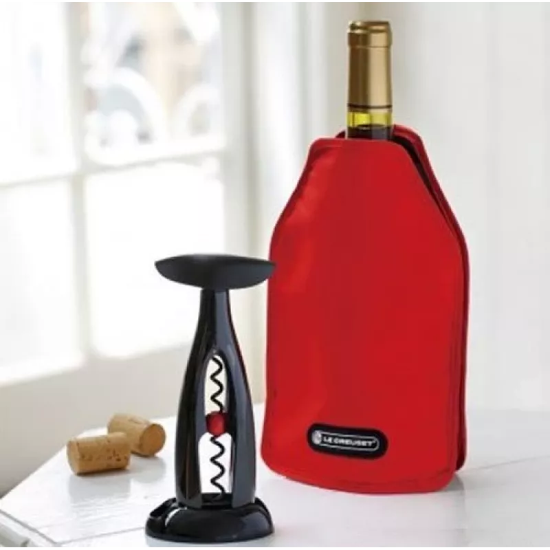 Funda refrigerante para botellas de vino Le Creuset - Rojo